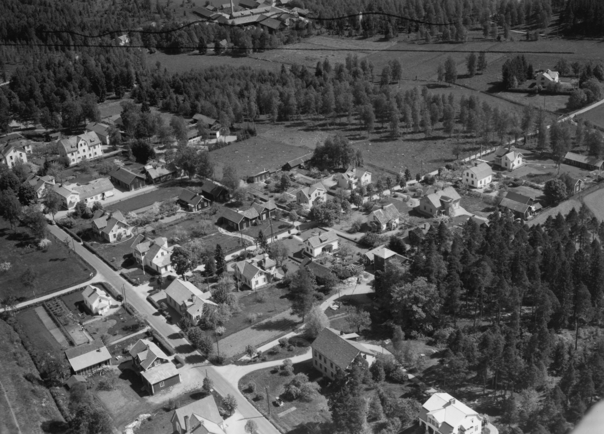 Flygfoto över Flisby i Nässjö kommun. Nr P 189