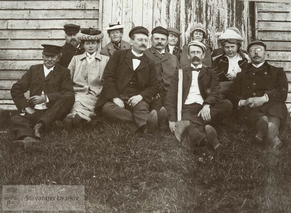 Gruppebilde på Orre, pinsen 1905