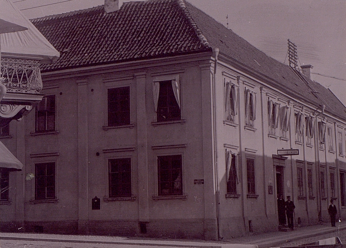 Karlshamn telegrafstation omkr. 1900.