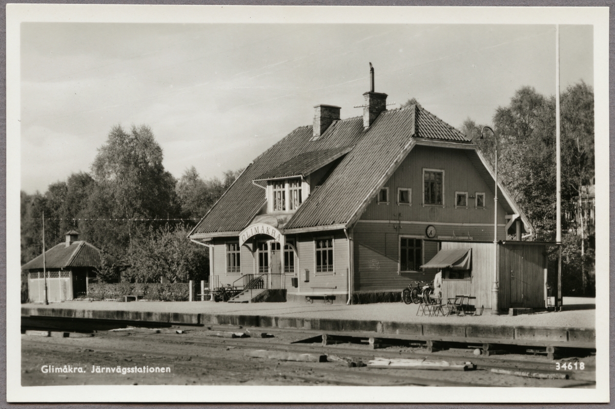 Stationen i Glimåkra.