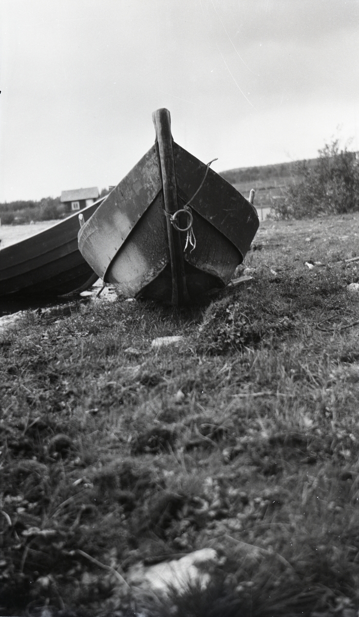 Bask. -Flatbunnet innsjøbåt fra Salmijarvi