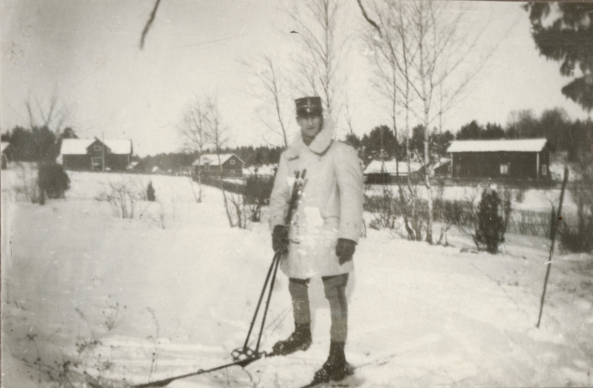 Officer på skidor, Vaxholms grenarjärregemente I 26.