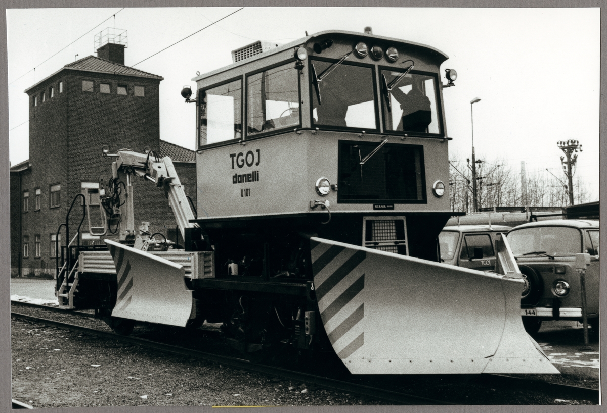 Lastmotorvagn Trafikaktiebolaget Grängesberg - Oxelösund, TGOJ Q 101 ...