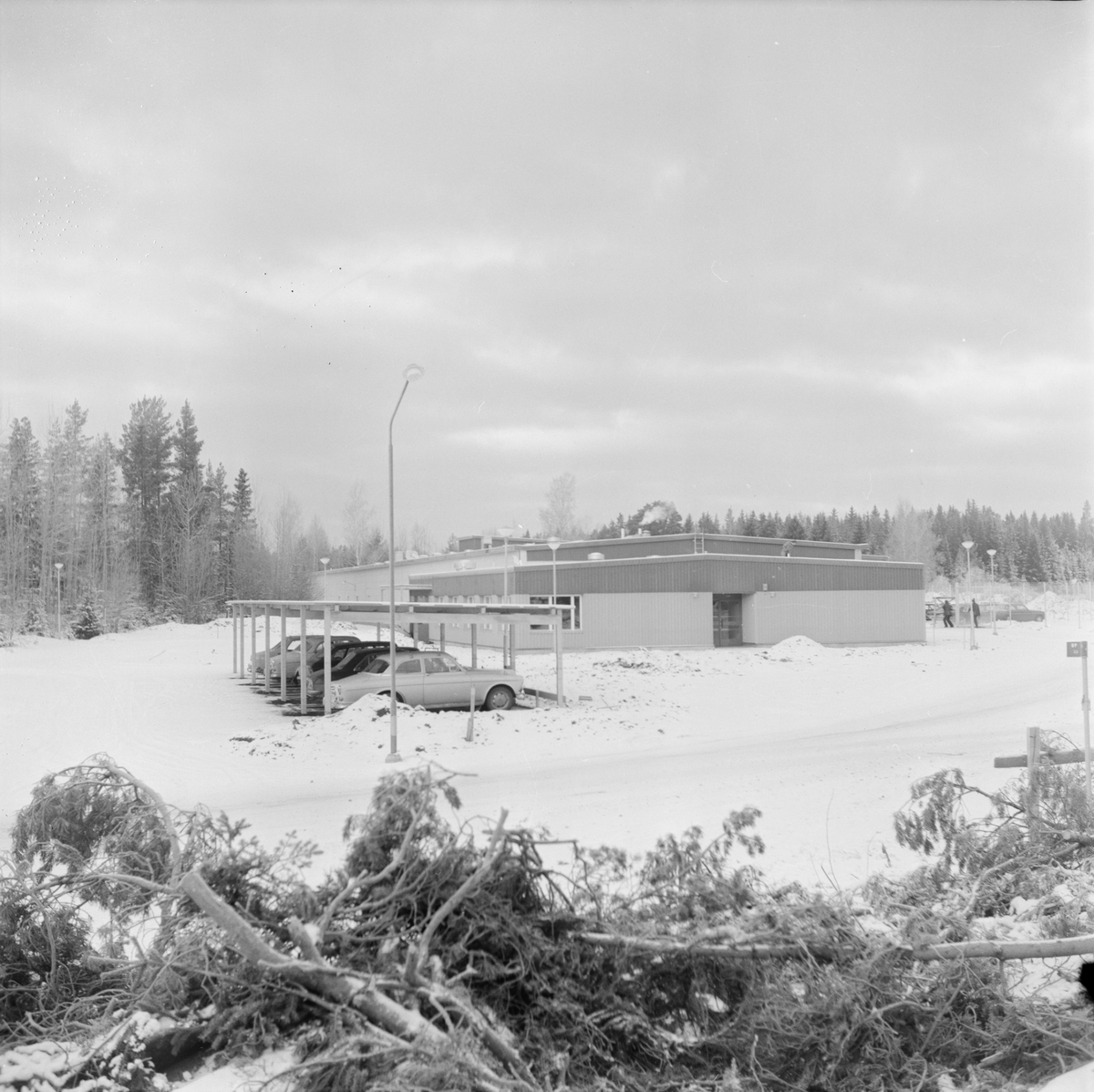 Tobo skyddade verkstad, Tegelsmora socken, Uppland, januari 1972