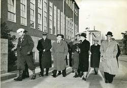 Norske skøyteløpere i Berlin 1938.