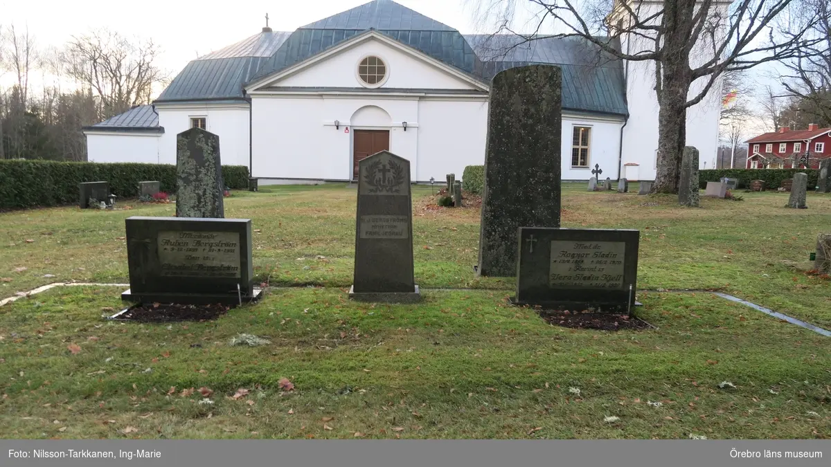Järnboås kyrkogård Inventering av kulturhistoriskt värdefulla gravvårdar 2016, Kvarter 6.