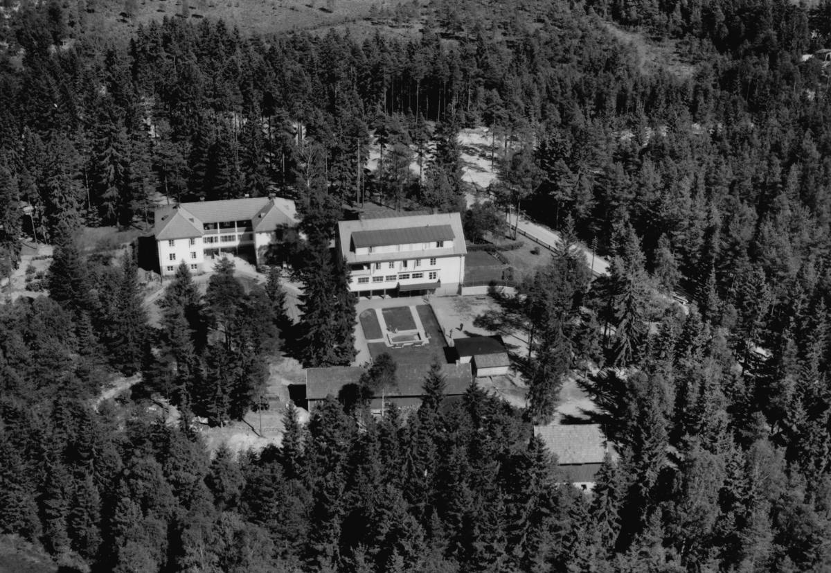 Flygfoto över Horda i Värnamo Kommun, Jönköpings län. Nr: 329/1957