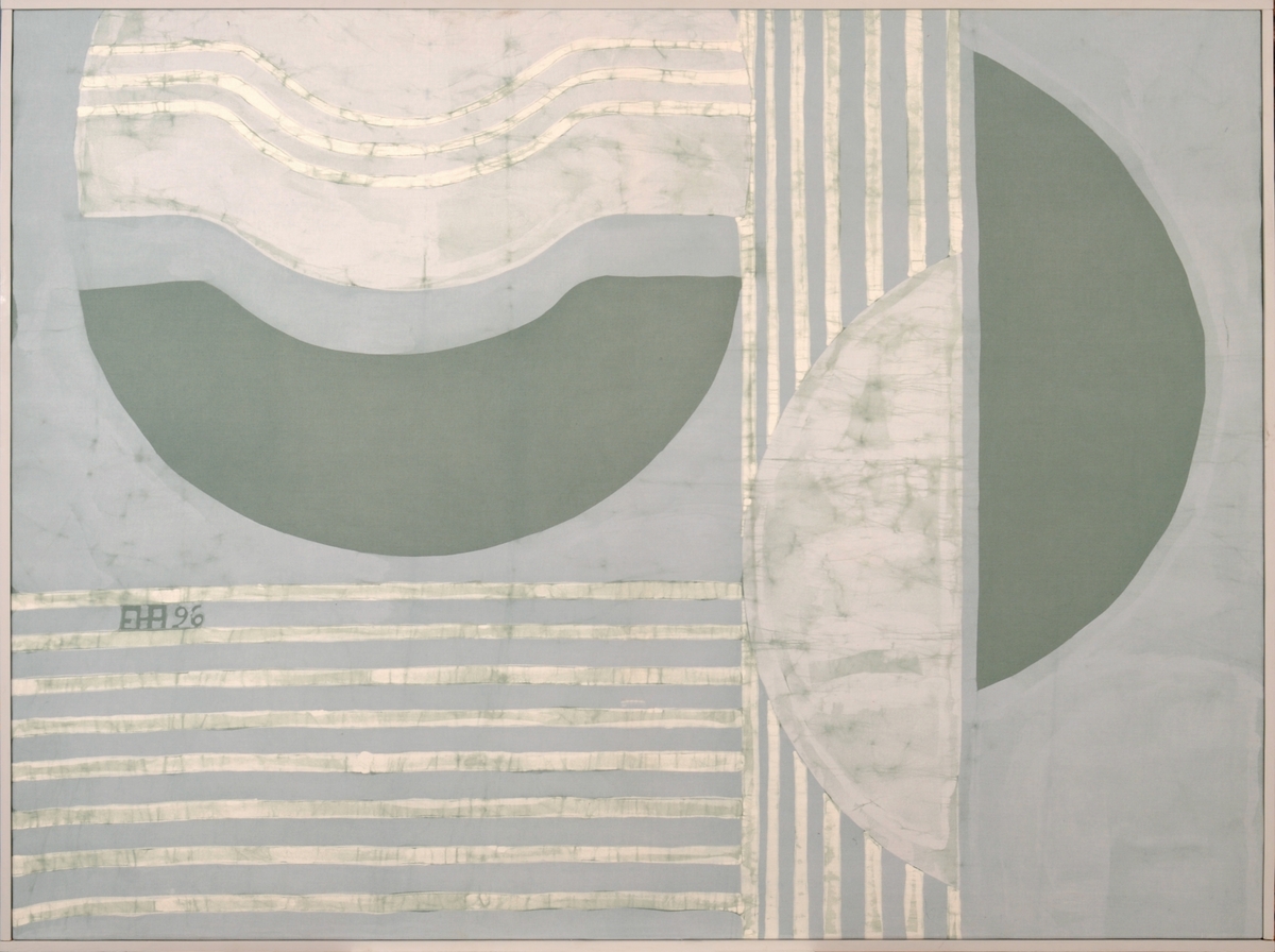 Aalto's tekstilarbeider er nesten alltid dominert av klare geometriske former som firkanter, sirkler og trekanter, overlappende på hverandre. Motivet er ofte abstrakt med innslag av enkelte figurative former, men disse bærer aldri hovedtyngden av innholdet men peker som oftes viderer mot noe annet.