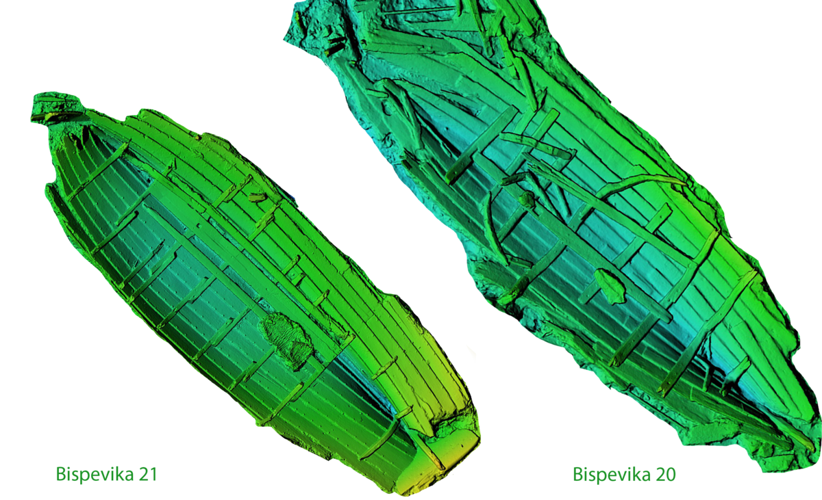 3D models of the two shipwrecks (Foto/Photo)