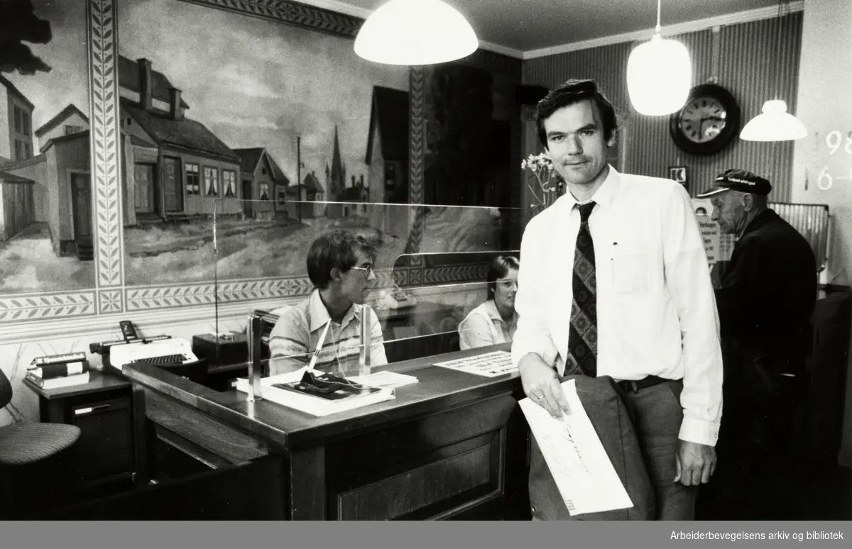 Kredittkassen på Enerhaugen. September 1982
