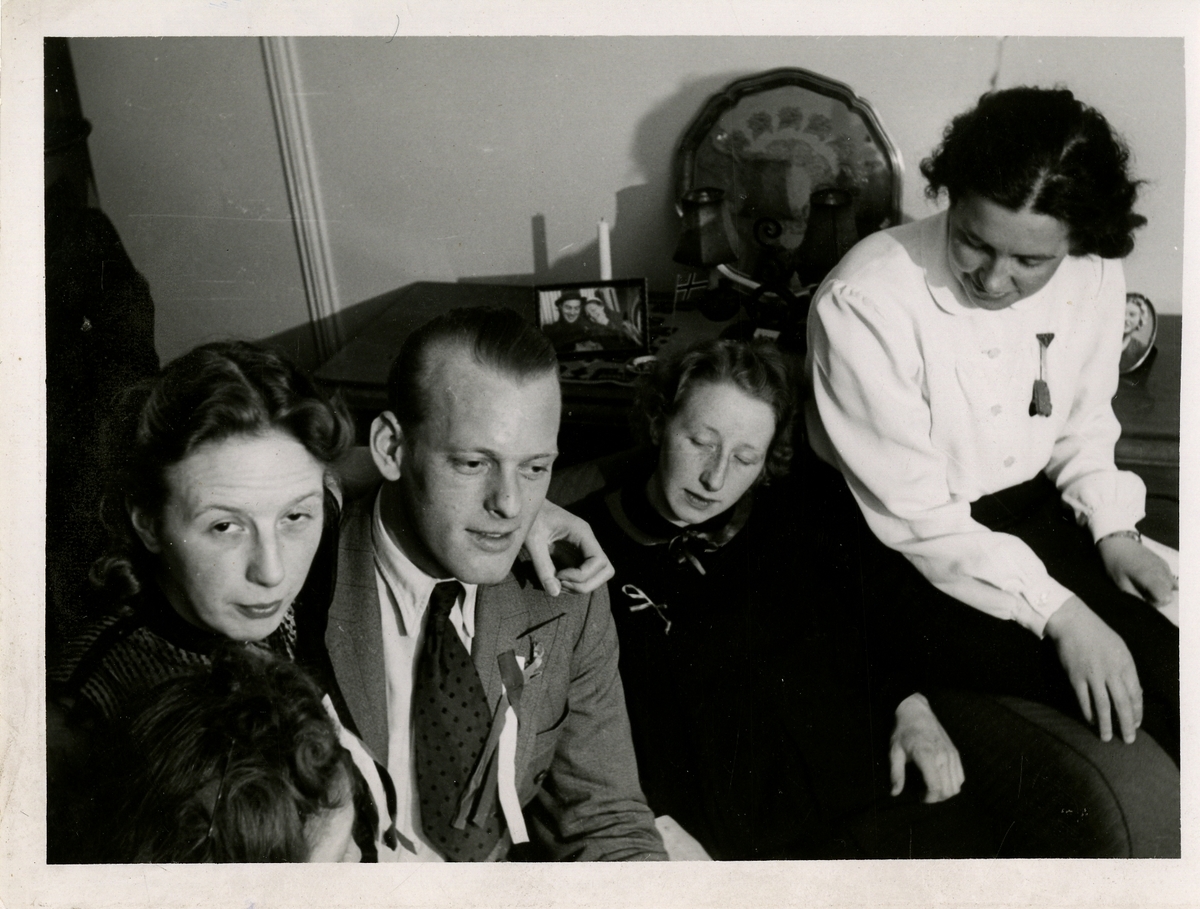 Fra venstre: Dina Eilertsen, Fritjof Eilertsen, Gudrun Ranum og Ingeborg Ranum.
