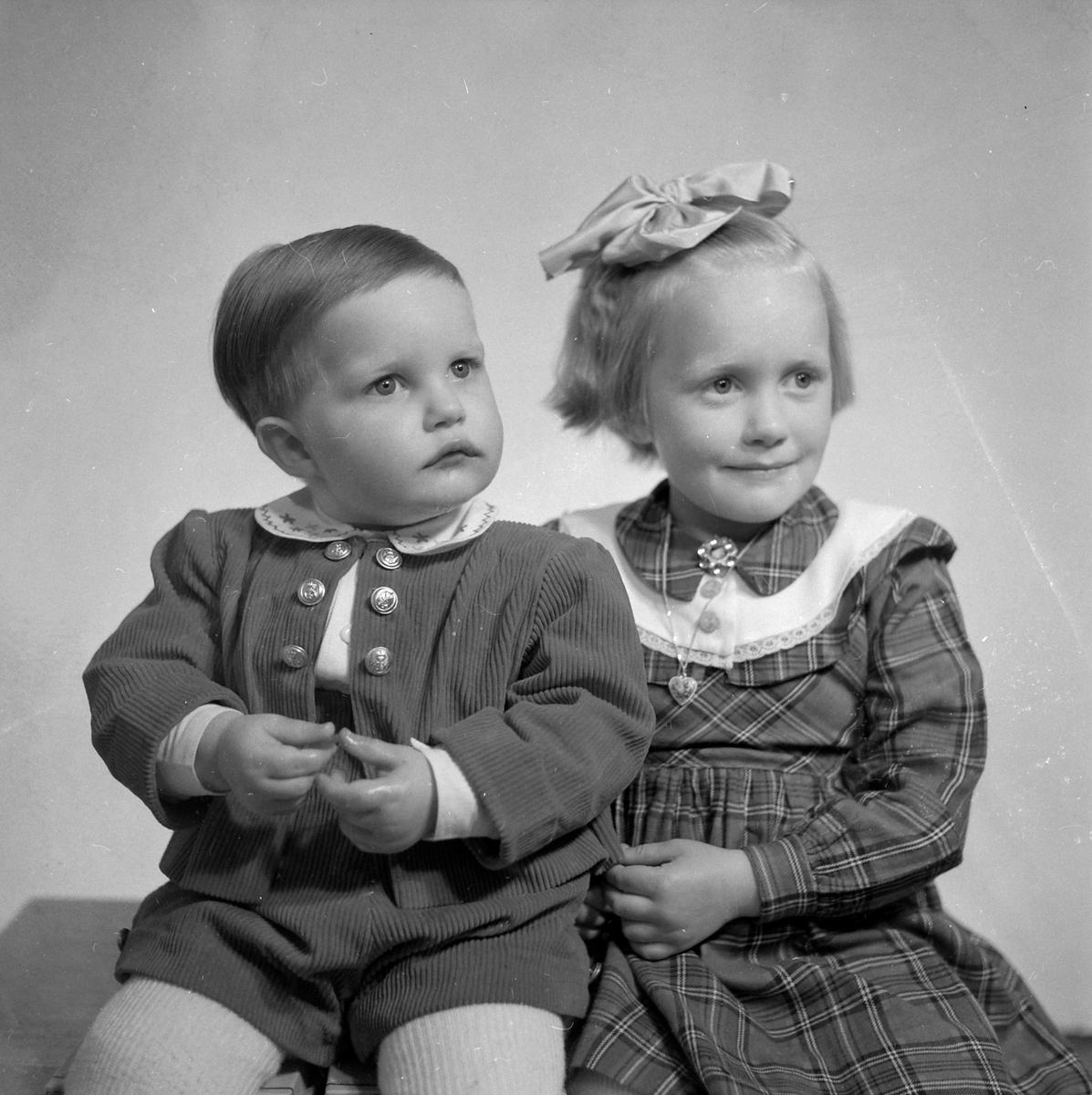 Karin Brynlund med bror