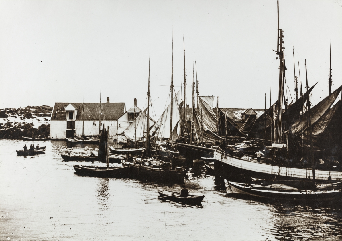Hansavåg sett mot nord, ca. 1890 - 1900.