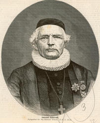 Biskop og statsråd Hans Riddervold [xylografi]