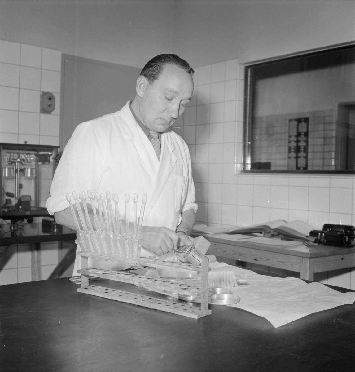 Gävle Mejeri. 9 augusti 1953.
Reportage Gefle Dagblad.