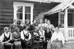 Spinnekurs på sygard Ånstad i 1937