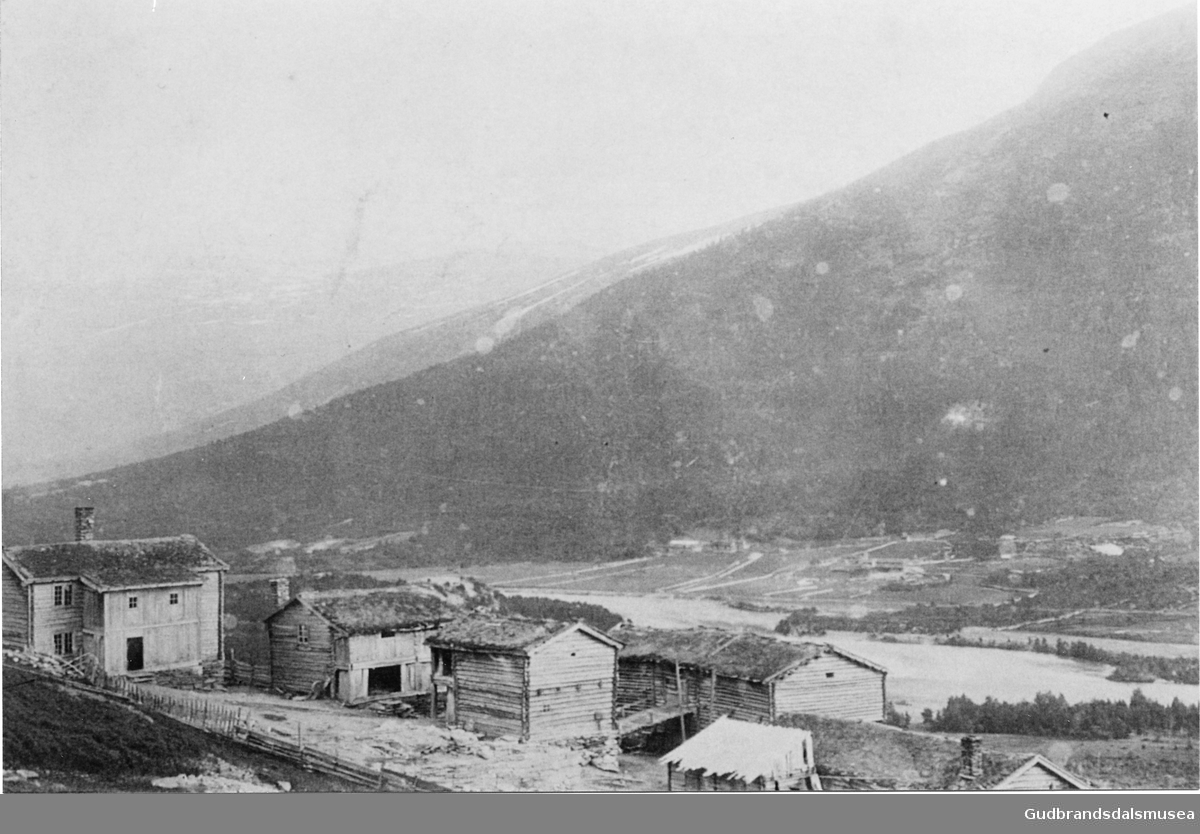 Søre Lykre gard ca. år 1900