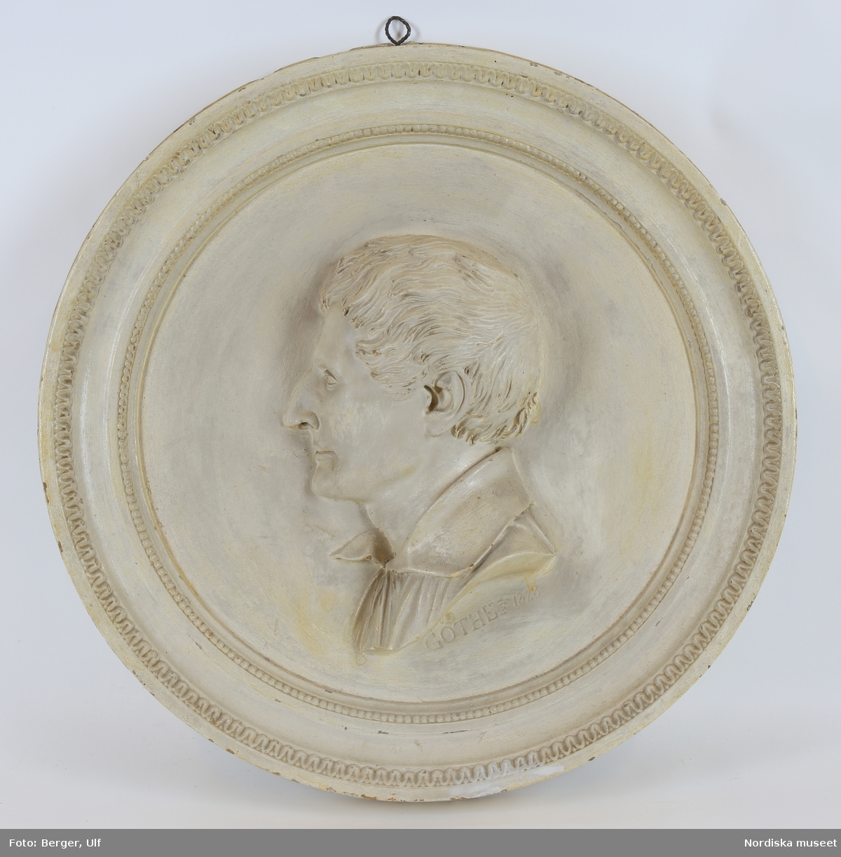 Porträtt föreställande Johan Hazelius (1758-1828), lärfkramhandlare i Stockholm. Johan Hazelius var farfar till Artur Hazelius, Nordiska museets och Skansens grundare.