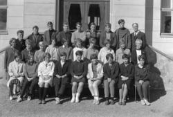 Hamar Katedralskole KL. 3L 1967-1968. Elever og lærere, ukje