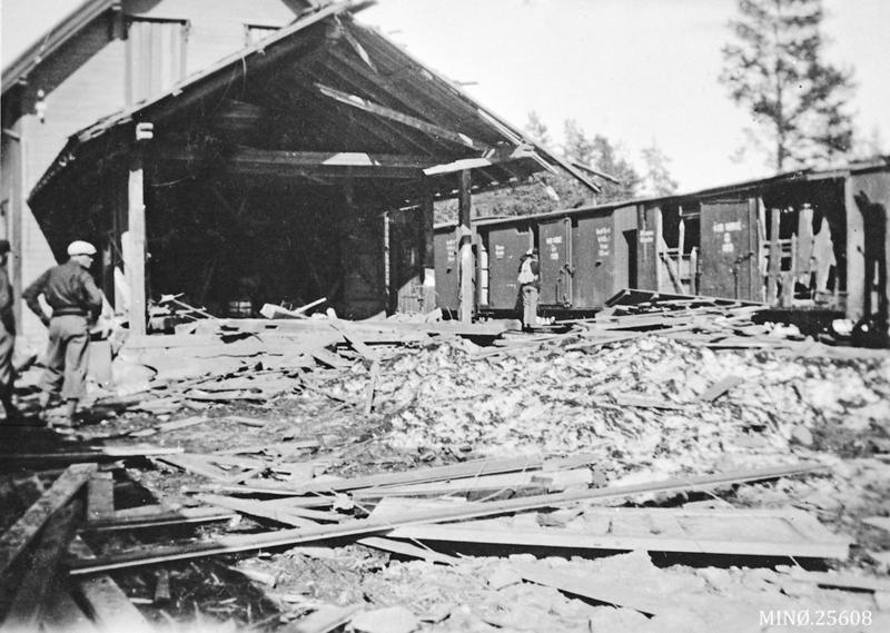 bombet stasjon telneset andre verdenskrig april 1940