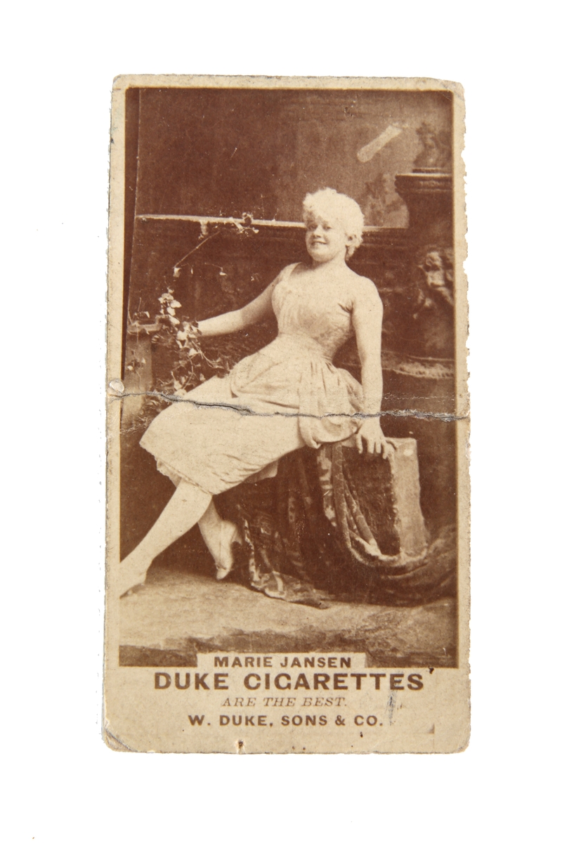 Sigarettkort med motiv av ulike skuespillerinner.