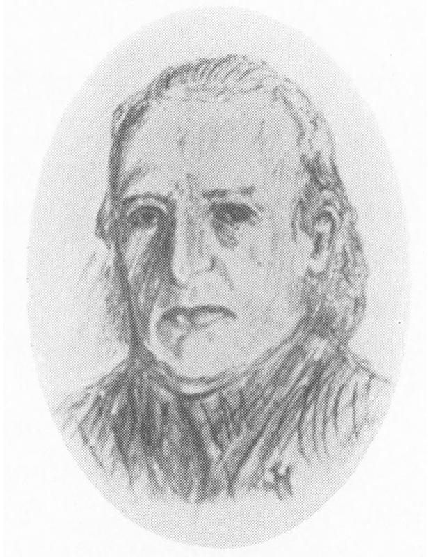 Doktor Niels Høegh (1805-1842). Tegning hentet fra Bygdebok for Skedsmo av H. Haavelmo. (Foto/Photo)
