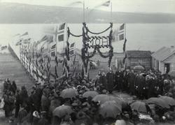 Kong Haakon VII og dronning Mauds besøk i Kirkenes 27.07.190