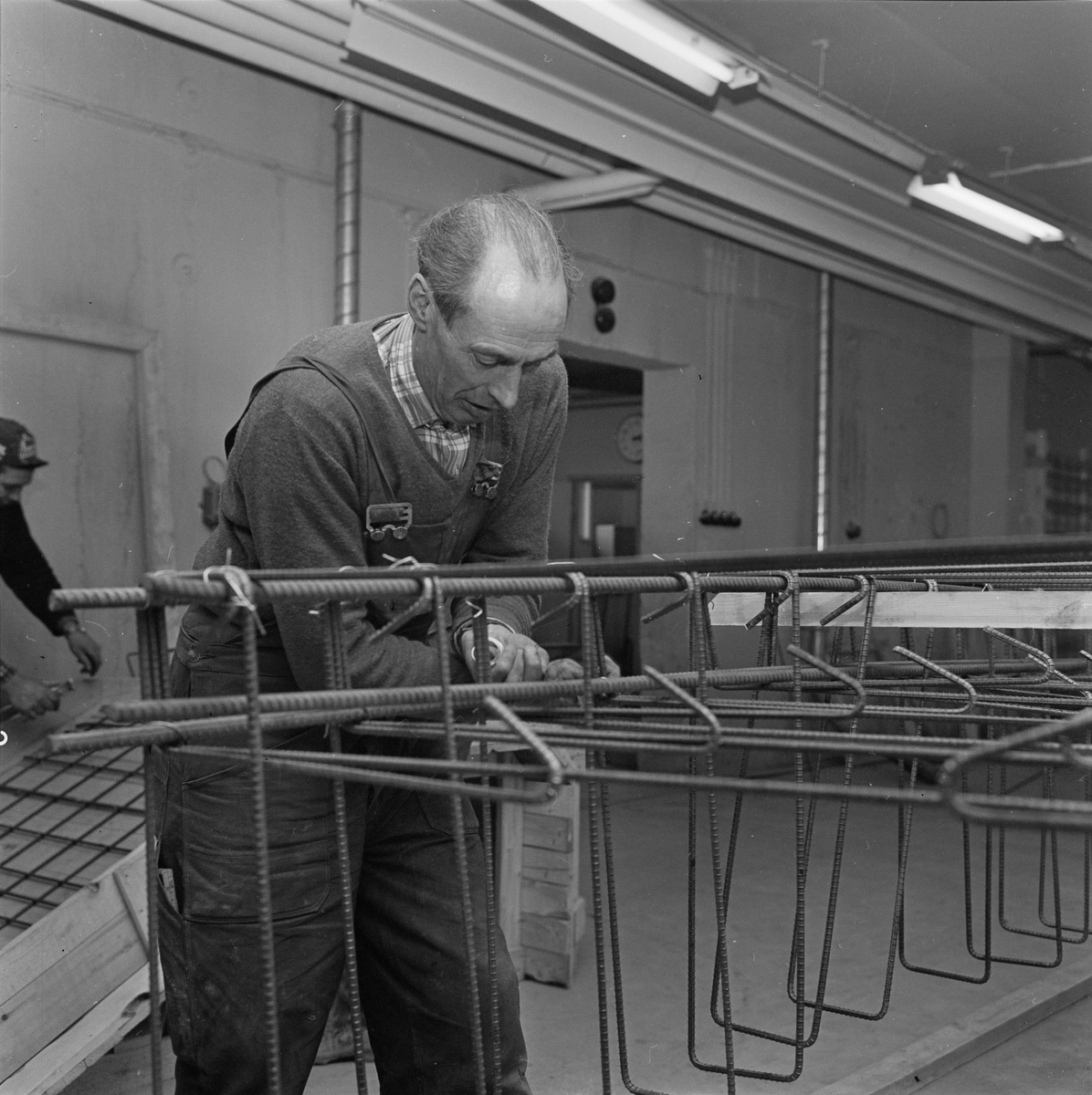 Kurs för arbetslösa i Tierp, Uppland, april 1972