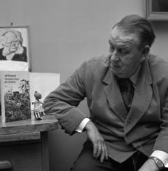 Alf Prøysen. 1914 - 1970. Bildet er tatt i forbindelse med l