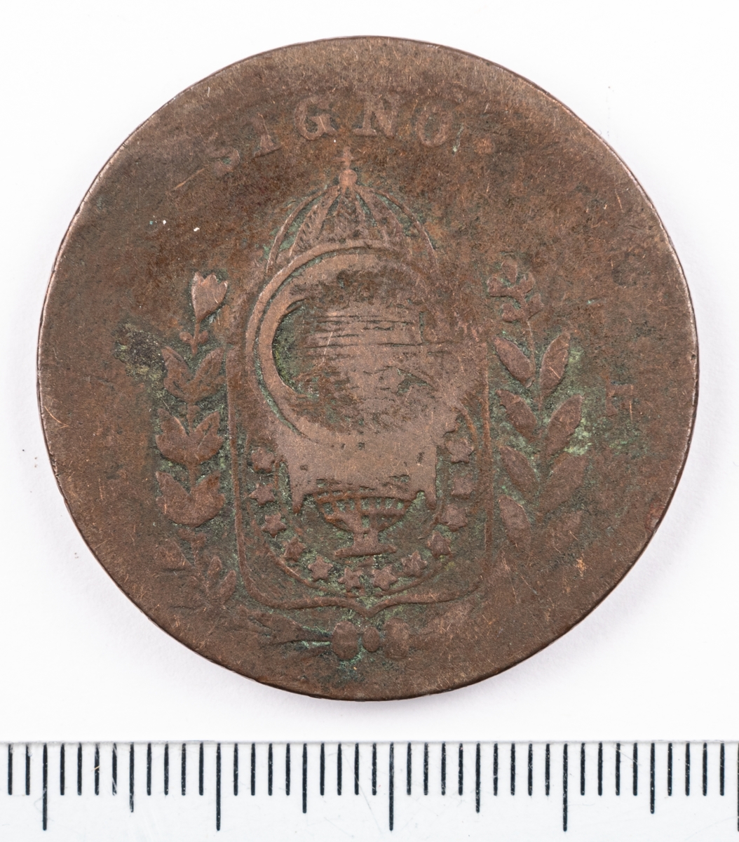 Mynt, Brasilien, 1829, 20 Reis
