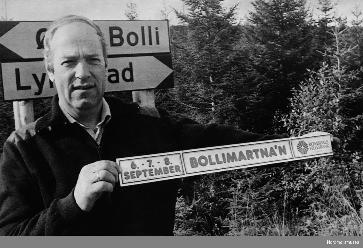 Bollimartna. Bildet er fra avisa Tidens Krav sitt arkiv i tidsrommet 1970-1994. Nå i Nordmøre museums fotosamling.