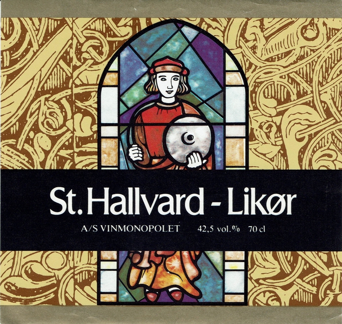 St. Hallvard-Likør. A/S Vinmonopolet. 42.5 vol %. 