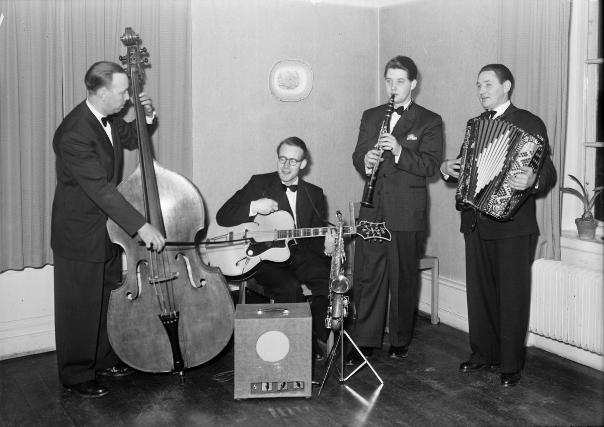 Fyra musiker, Uppsala 1951