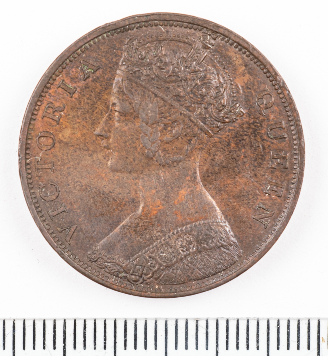 Mynt, Hongkong 1866, 1 Cent.