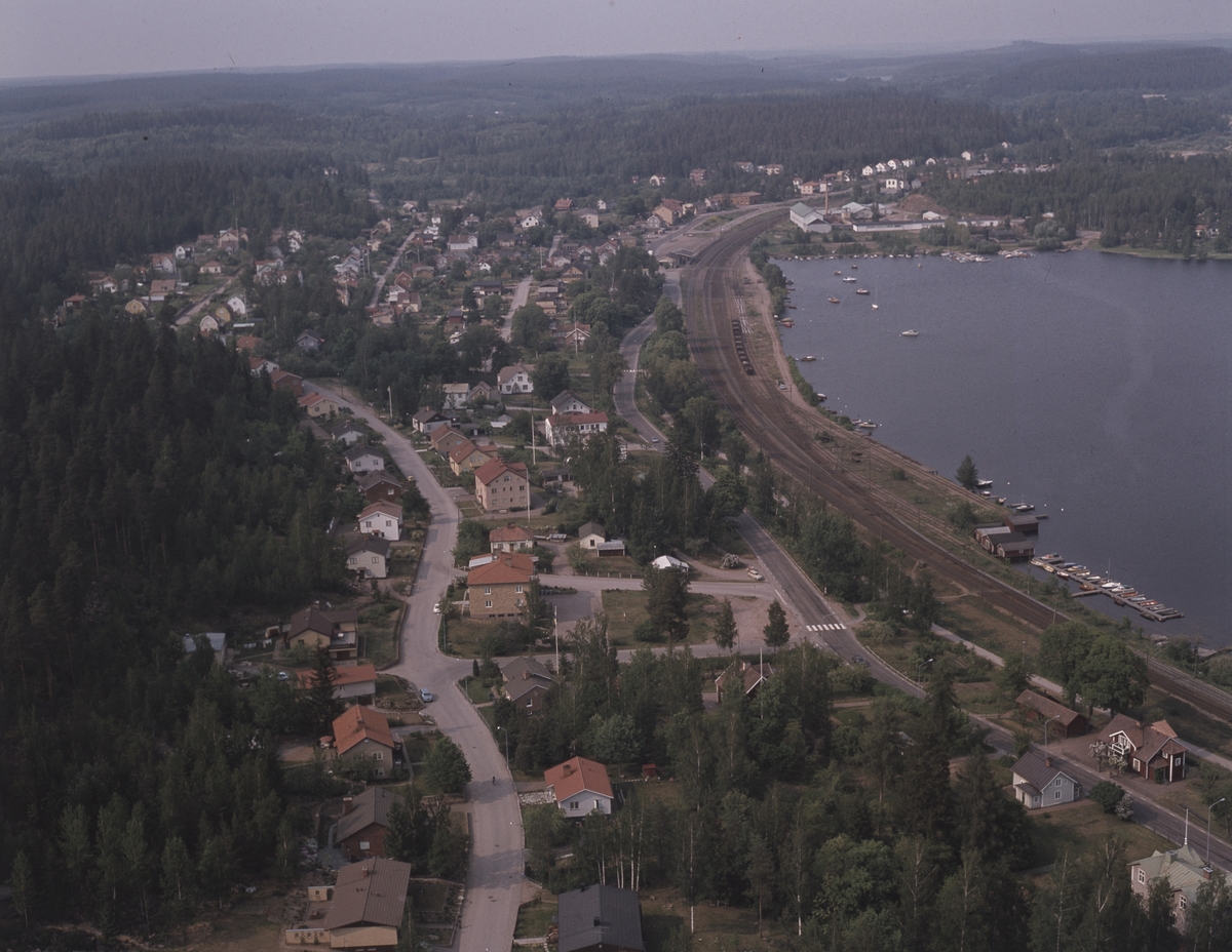 Flygfoto över Sommen i Tranås kommun, Jönköpings län 279/1978.