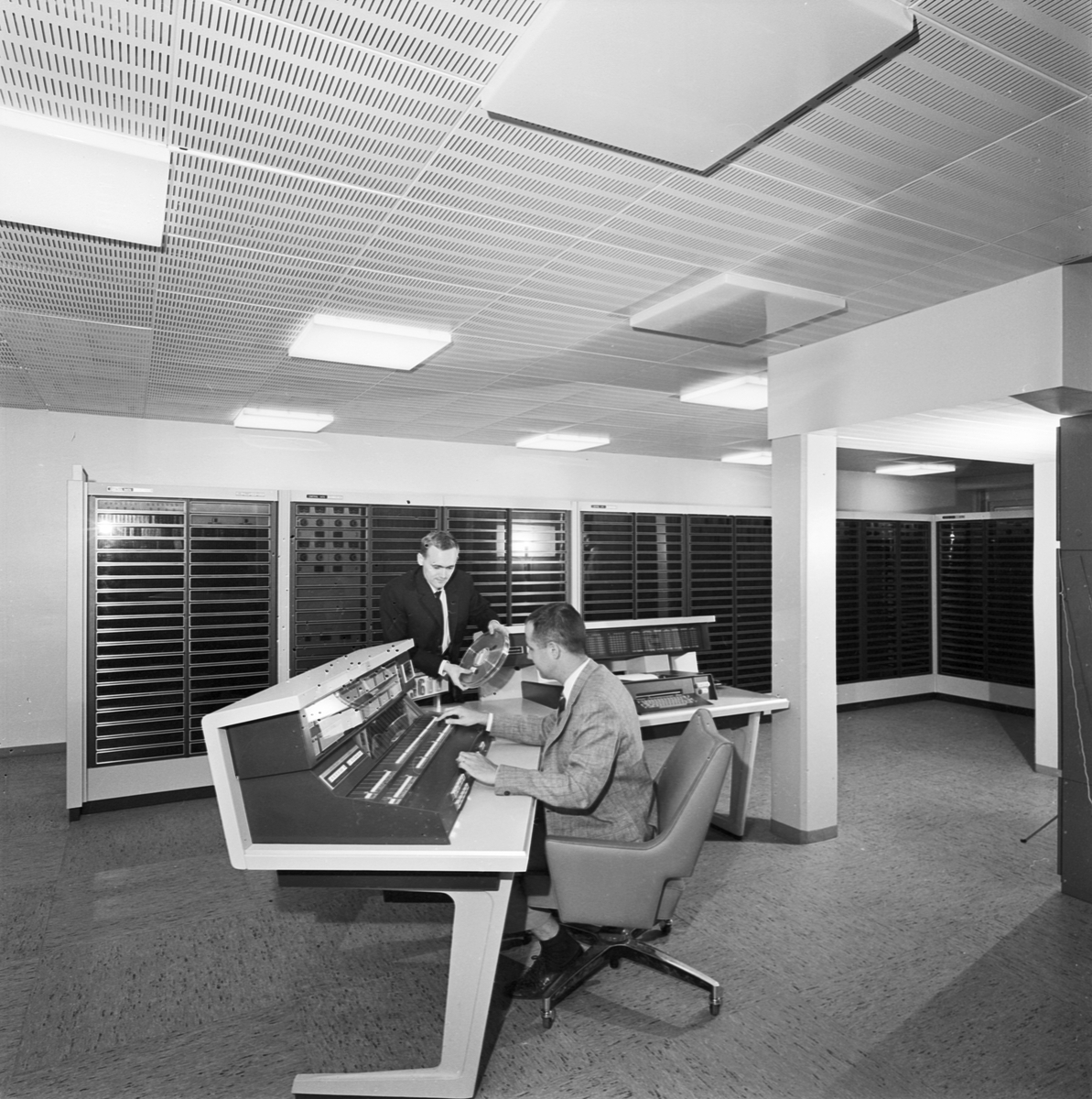Datacentralen UDAC, Uppsala, augusti 1965