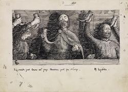 Sigvalde jarl gjør løfte ved minnedrikken [Illustrasjon]