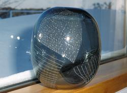 Mindre eggeform [Glass - Kunsthåndverk]