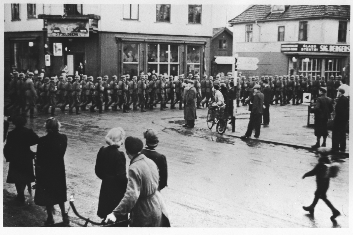 Den 12.april 1940 marsjerte de første tyskerne inn i Lillestrøm