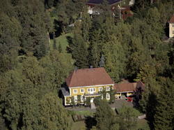 Gråkamveien. (Flyfoto)