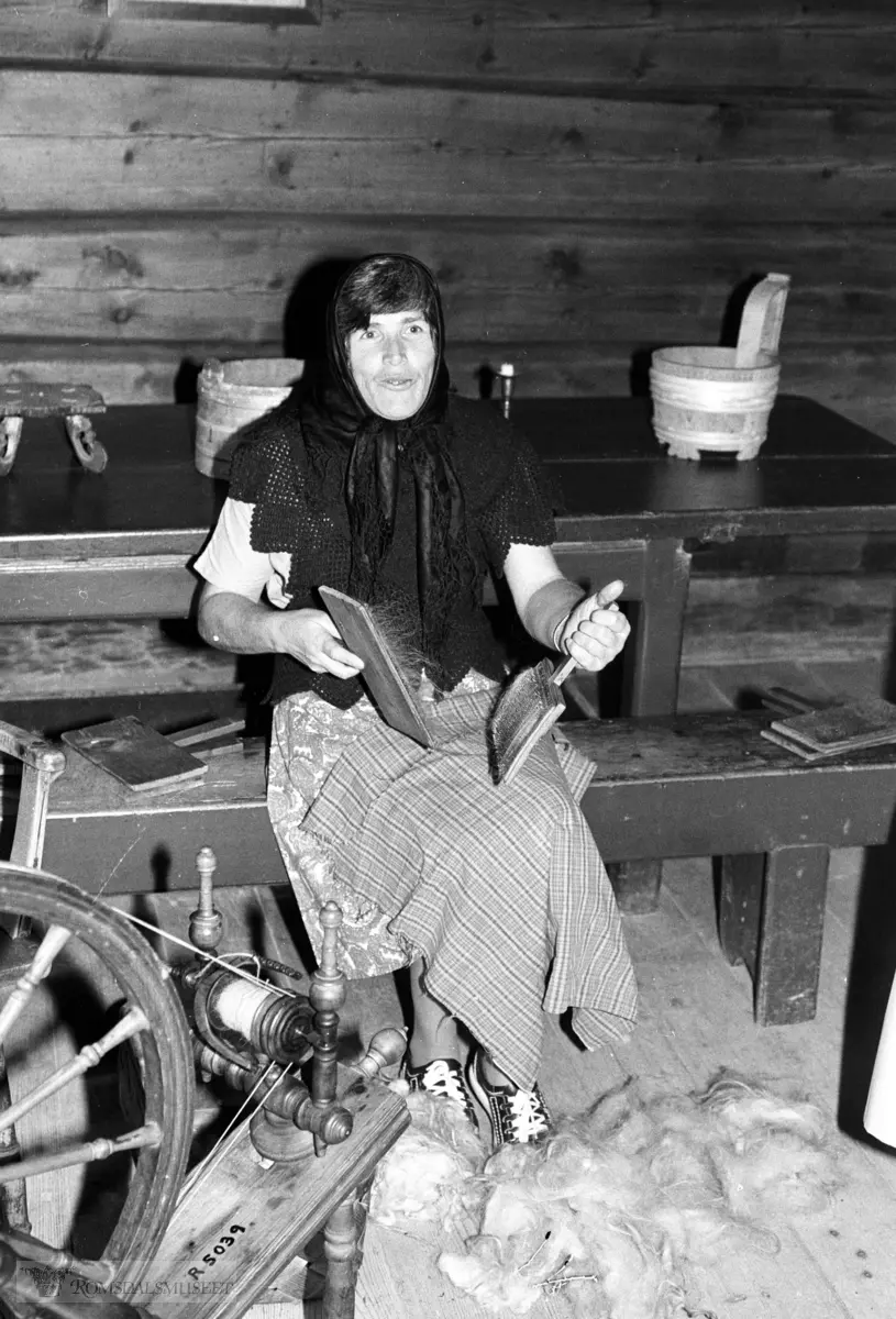 Nesjestranda Husmorlag med flere på Romsdalsmuseet 1984.