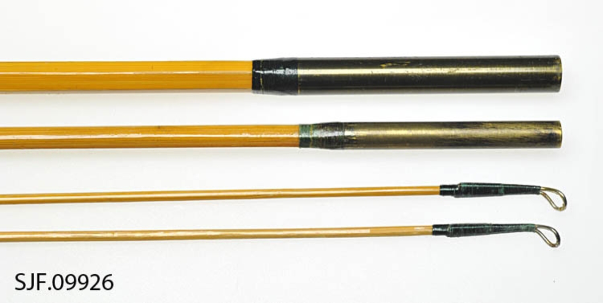 Tredelt fluestang med to topper og blått futteral. Korkhandtak med enkel hurtiglås for snelle. Holker av messing, nedre holk- feste på mellomstykket har løsnet, ringer av stål. Surringer ved holker og seks snøreføringsringer med grønn nylontråd. Denne stanga var godt egnet for nybegynnere. Innvendig, på futteralets klaff, finnes et påsydd, tekstet merke (TOR+prod. ). 

Snella som ble brukt på denne stanga er tidligere overlatt til Norsk Skogbruksmuseum.  Den er registrert under nummeret SJF. 07647

Dette fluefiskesettet var muligens det som ble kalt "Olympicane", jfr. rubrikken "Andre opplysninger"