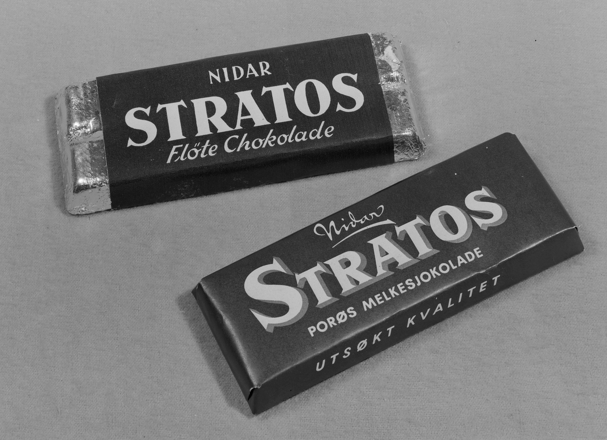 Stratos sjokolade fra Nidar Chokoladefabrik A/S