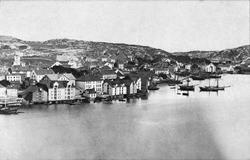 Bilde av Kristiansund fra ca. 1890