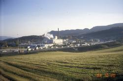 Ny E-6 Øst ved Ranheim. Mye trafikk på gamle E-6.