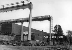 Renseriet og flishoggeriet ved Geithus Bruk på Modum i Buske