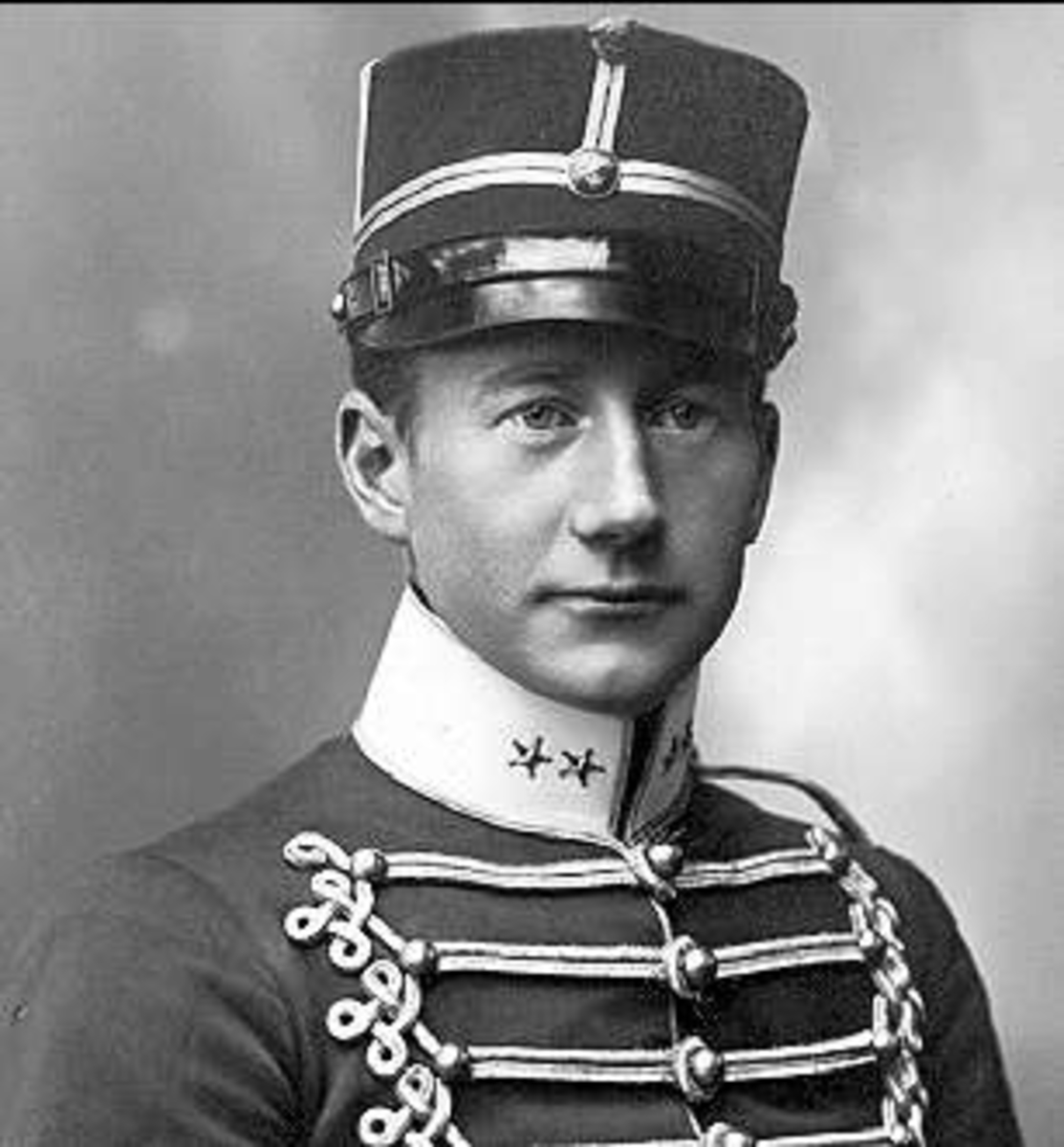 Porträtt av löjtnant Hugo Krafft.