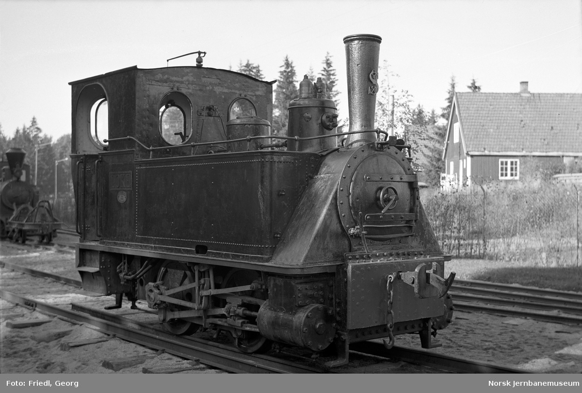 Damplokomotiv LOKE på Jernbanemuseet