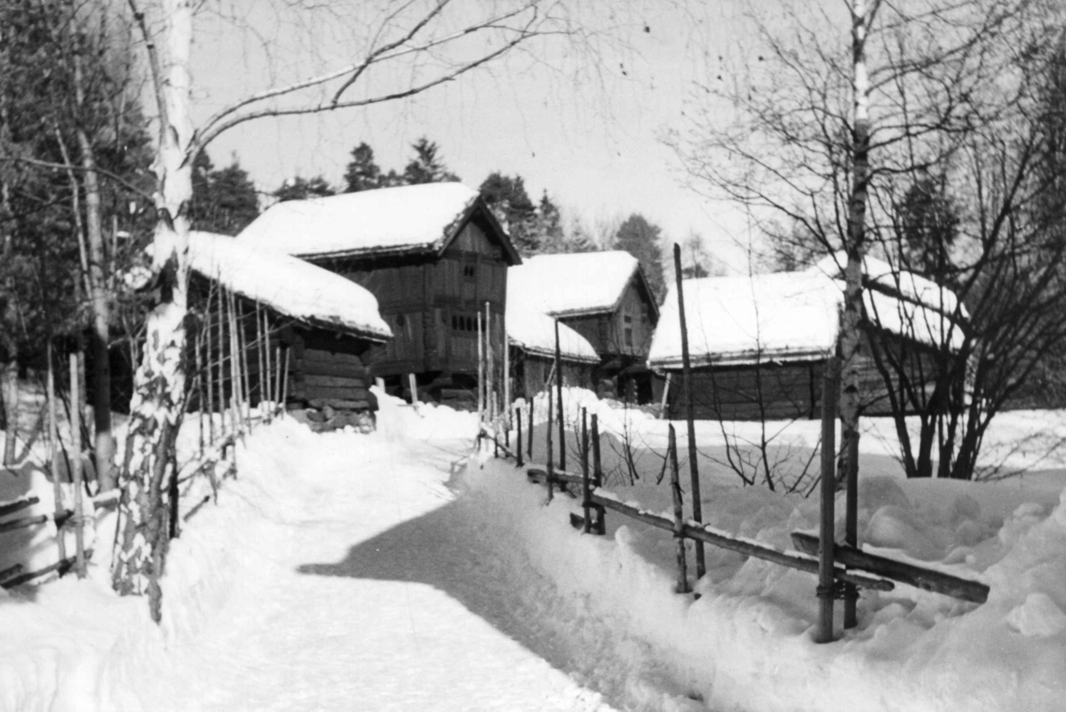Setesdalstunet på Norsk folkemuseum, 1948.