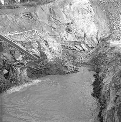 Drammensveien, Oslo eller Akershus, 08.09.1957. Veibygging.